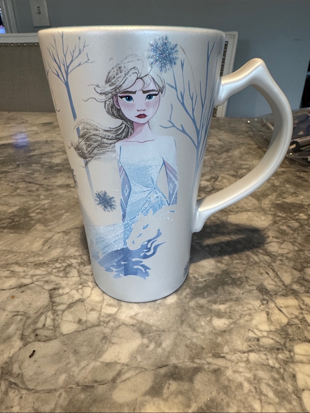 Disney logo Frozen character Elsa and Anna Ceramic Mug